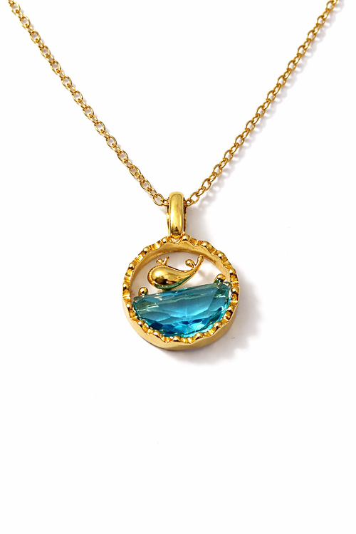 Dolphin Ocean Pendant Necklace MYMNL0009
