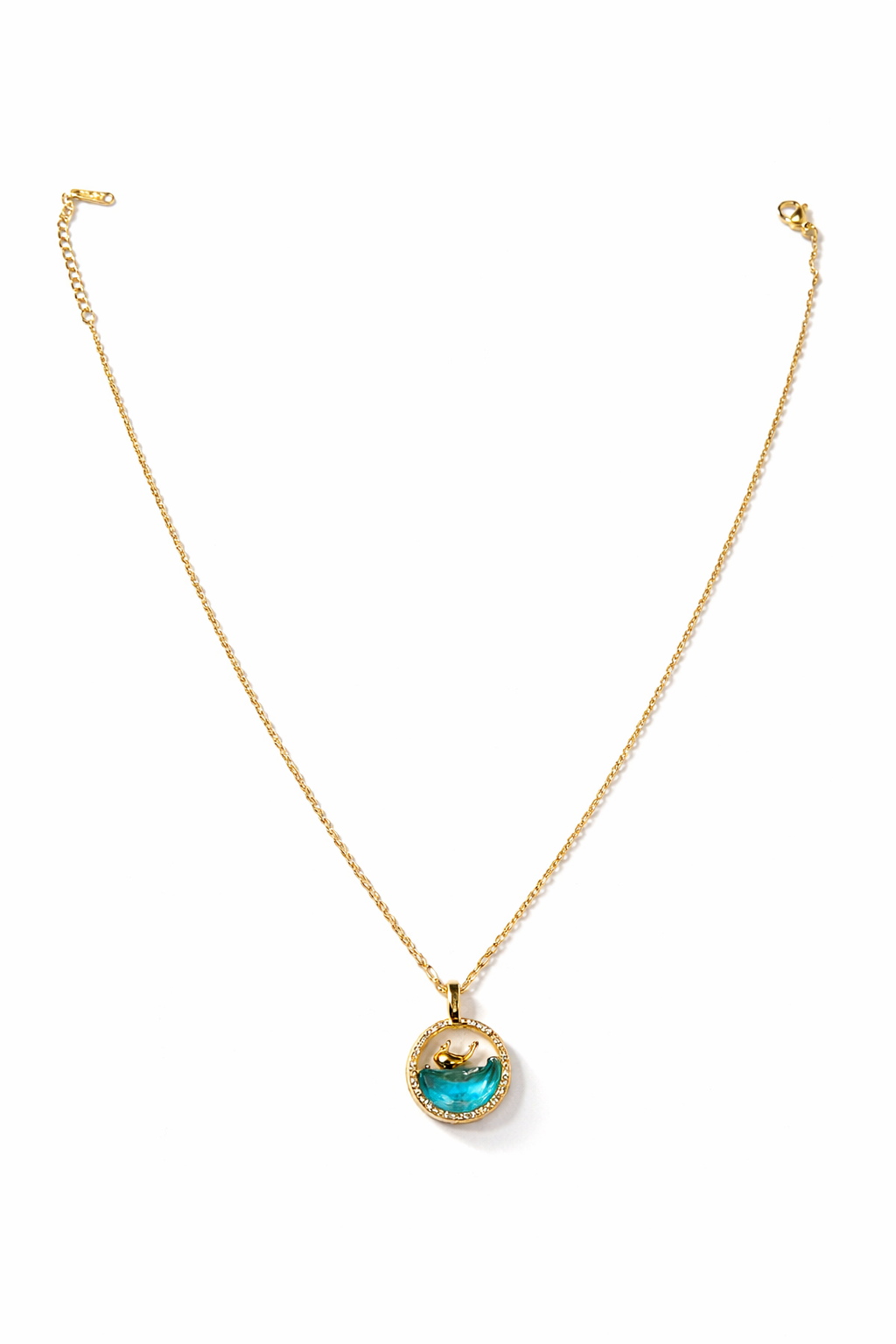 Dolphin Ocean Pendant Necklace MYMNL0009