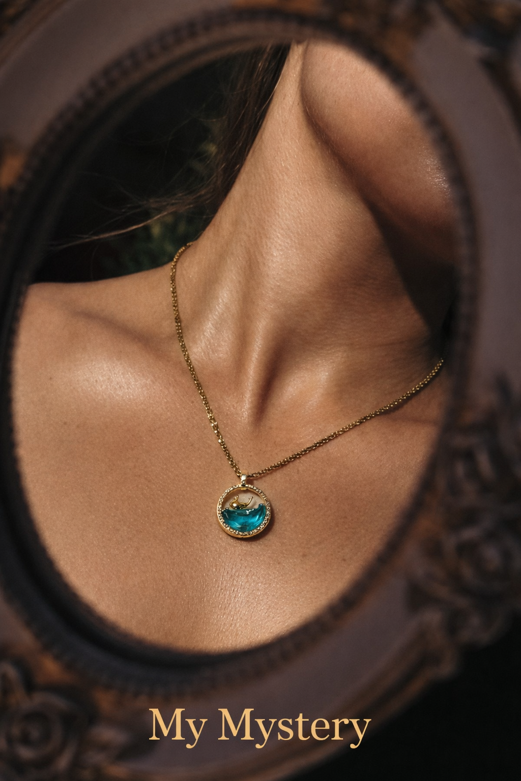 Dolphin Ocean Pendant Necklace MYMNL0009