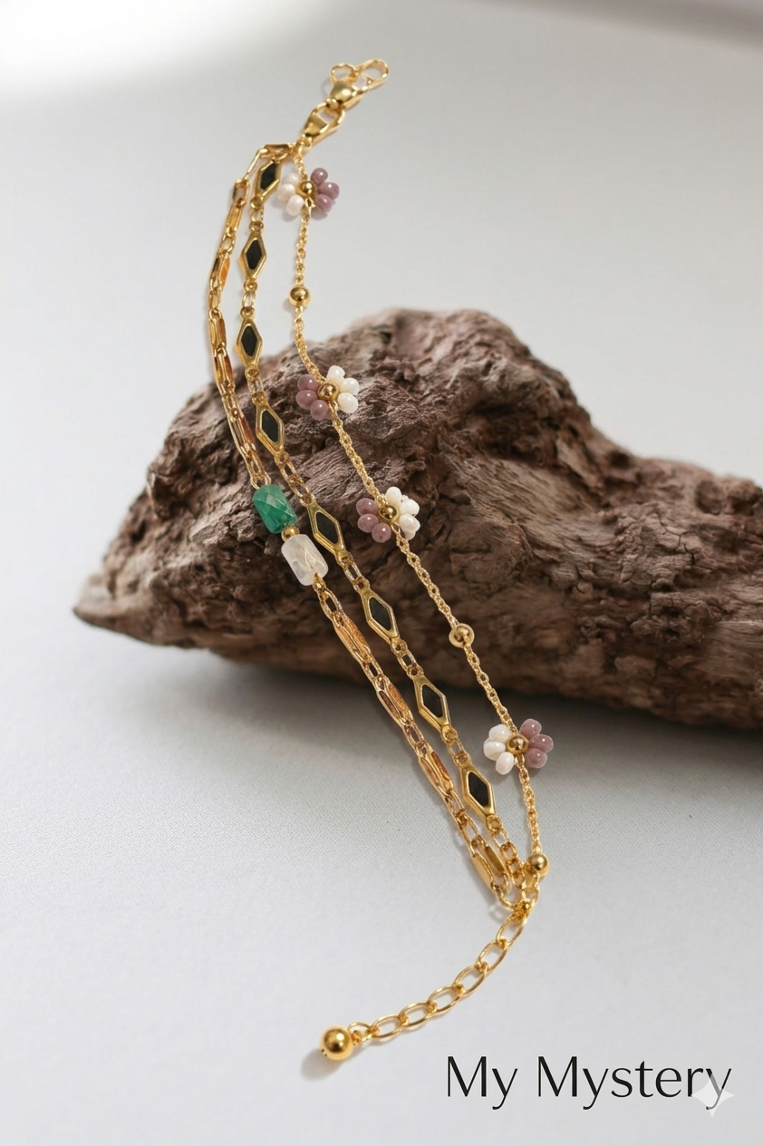 Golden Meadow Layered Bracelet MYMBL00001