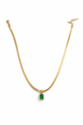 Emerald Glow Pendant Necklace MYMNL0004